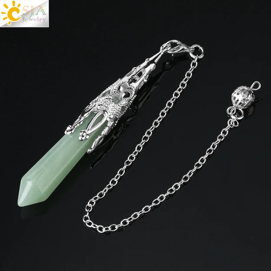 Ornate Crystal Pendulums - Medieval Collection