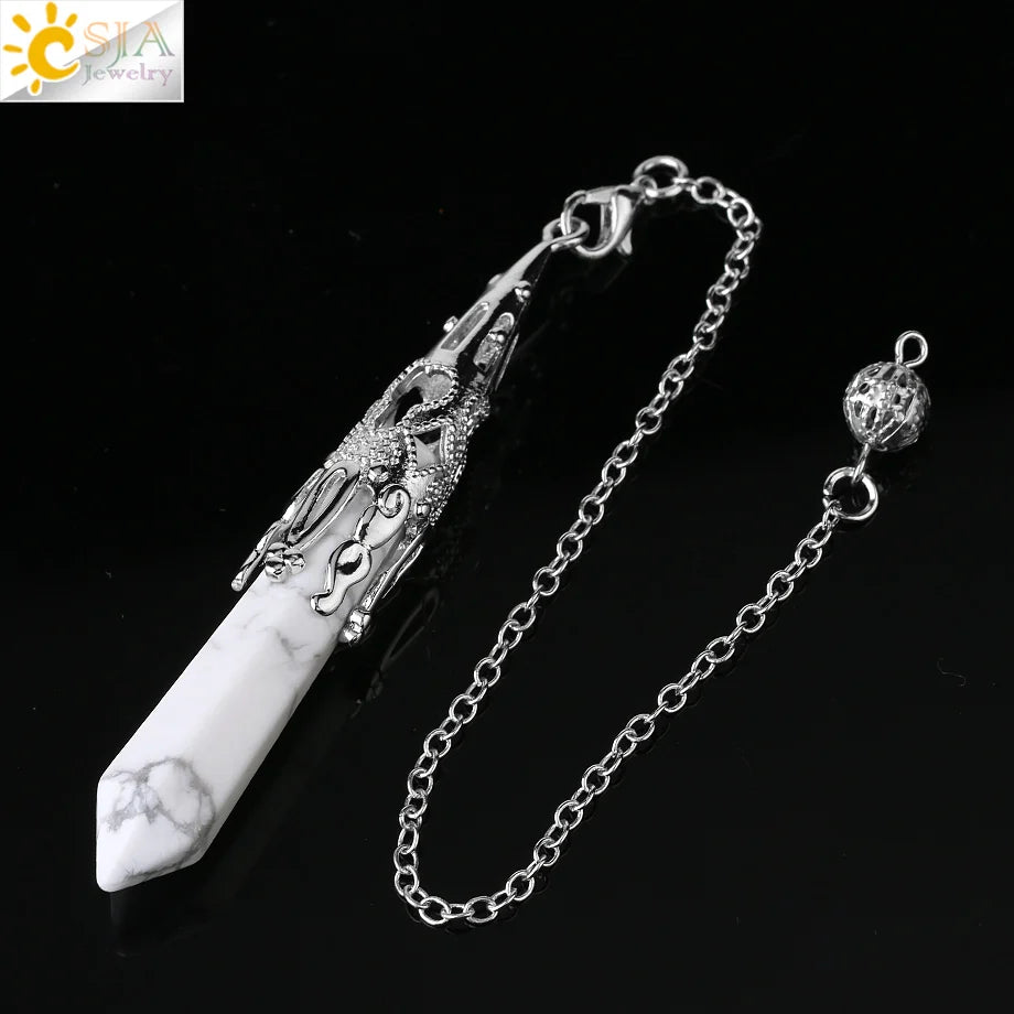 Ornate Crystal Pendulums - Medieval Collection