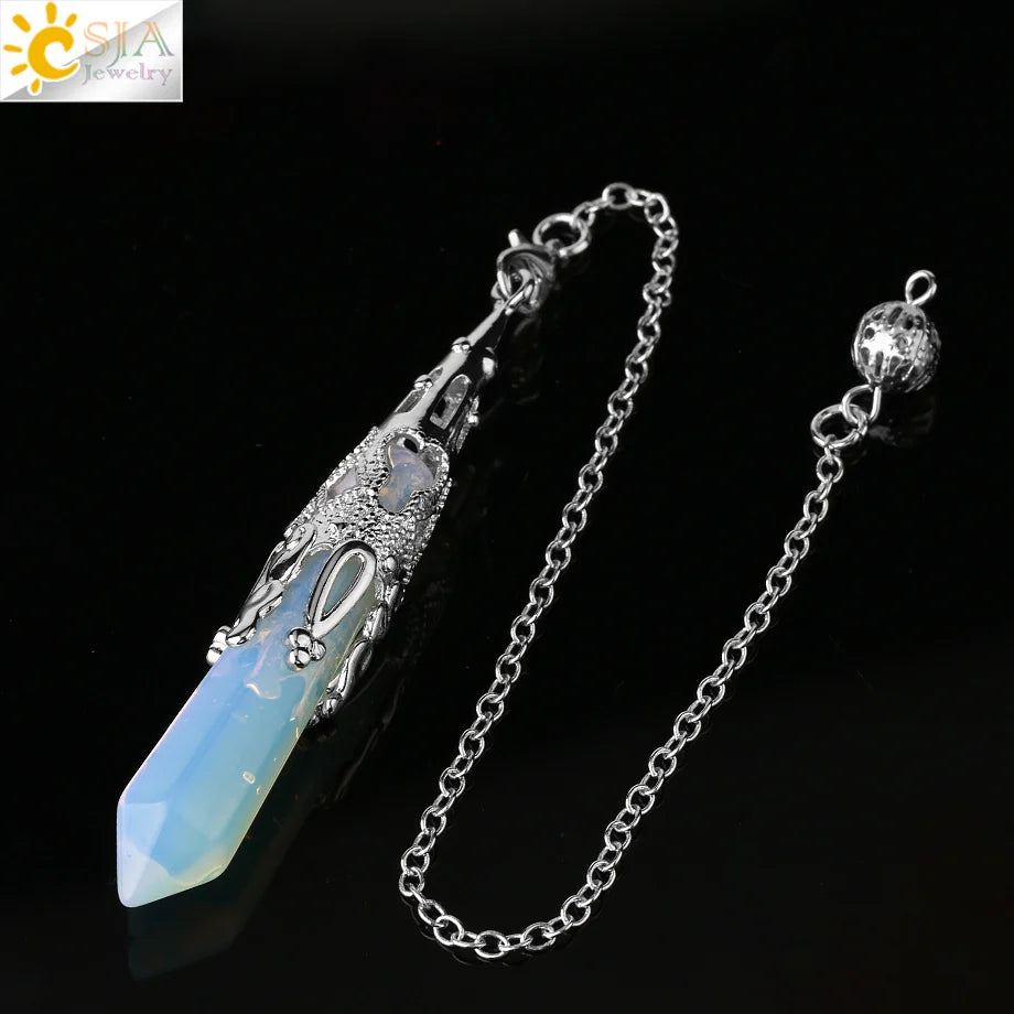 Ornate Crystal Pendulums - Medieval Collection