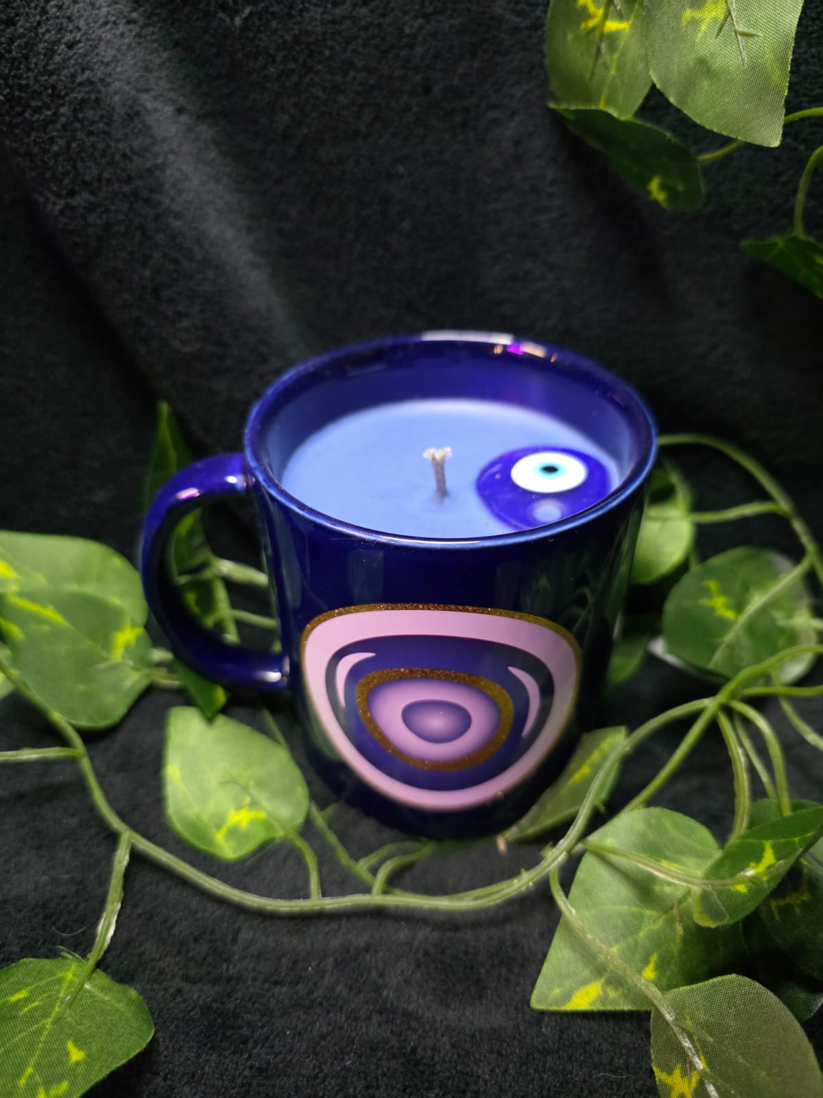 Mug Candle and Incense Holder Duo