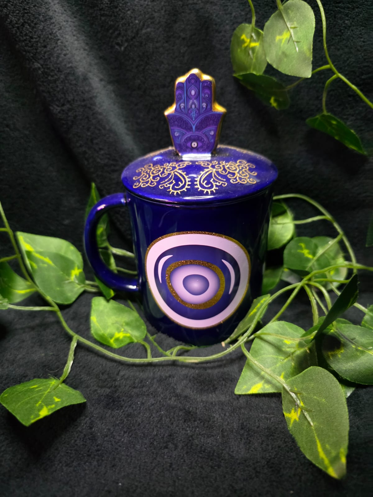 Mug Candle and Incense Holder Duo