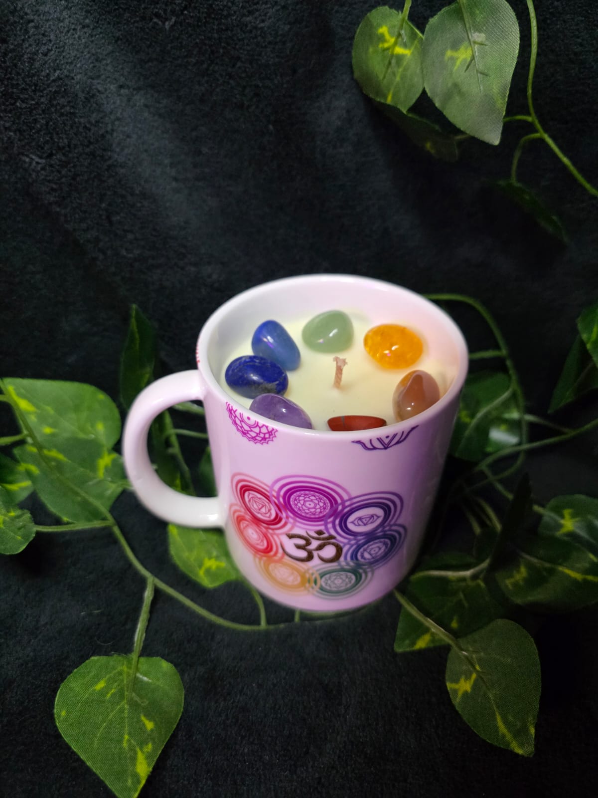 Mug Candle and Incense Holder Duo