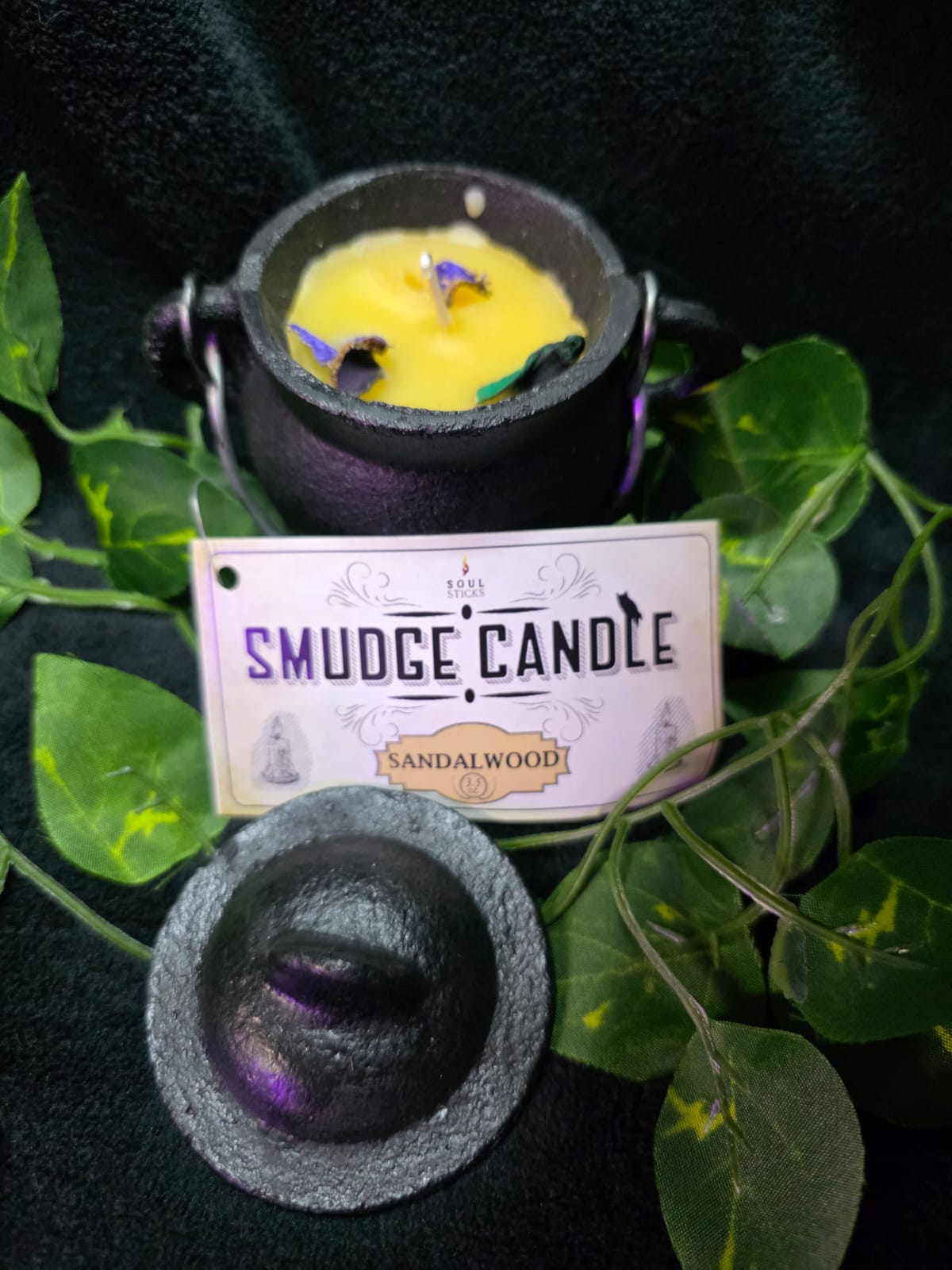 Cast Iron Cauldron Candles