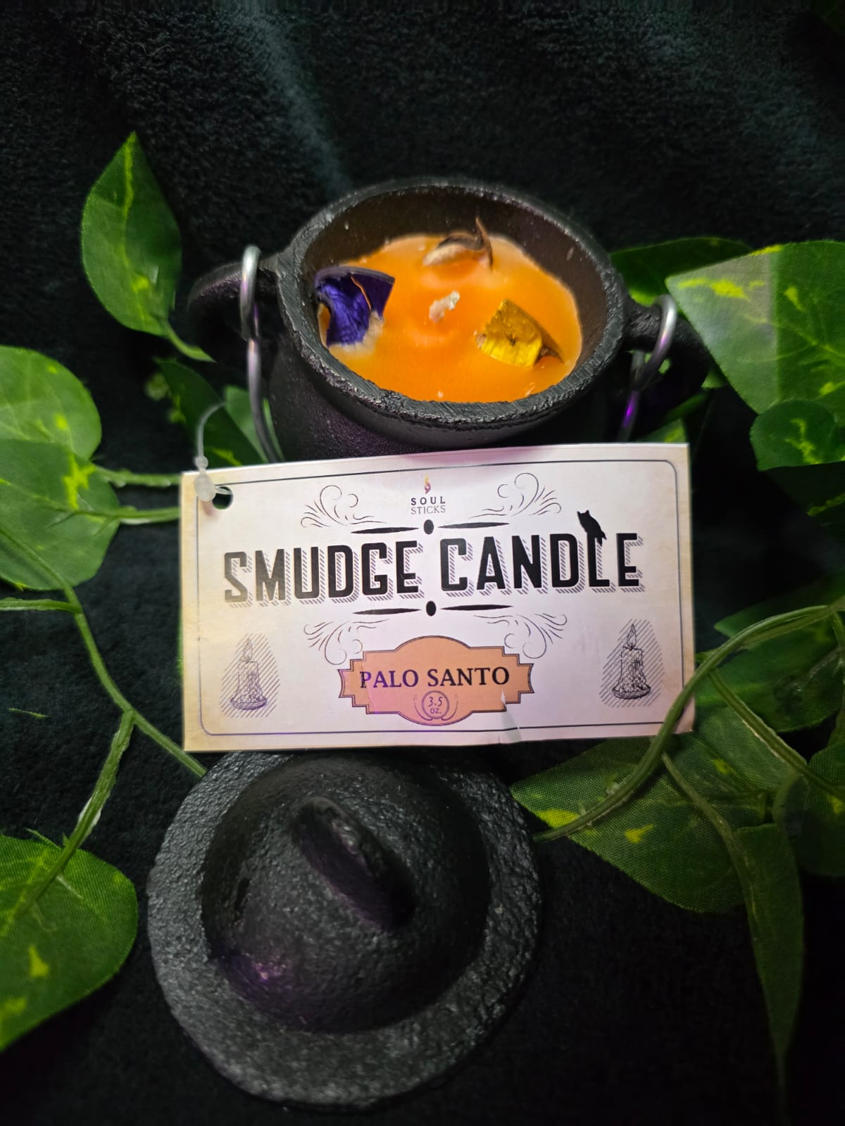 Cast Iron Cauldron Candles