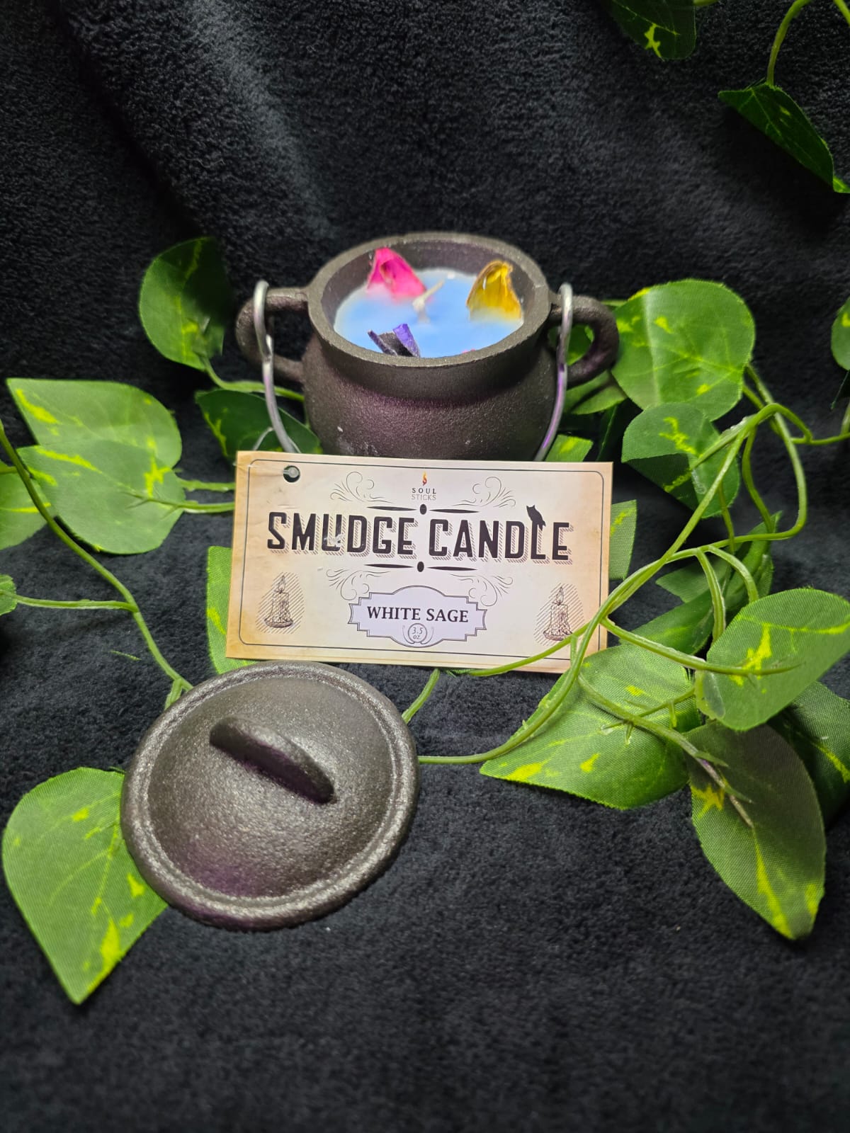 Cast Iron Cauldron Candles
