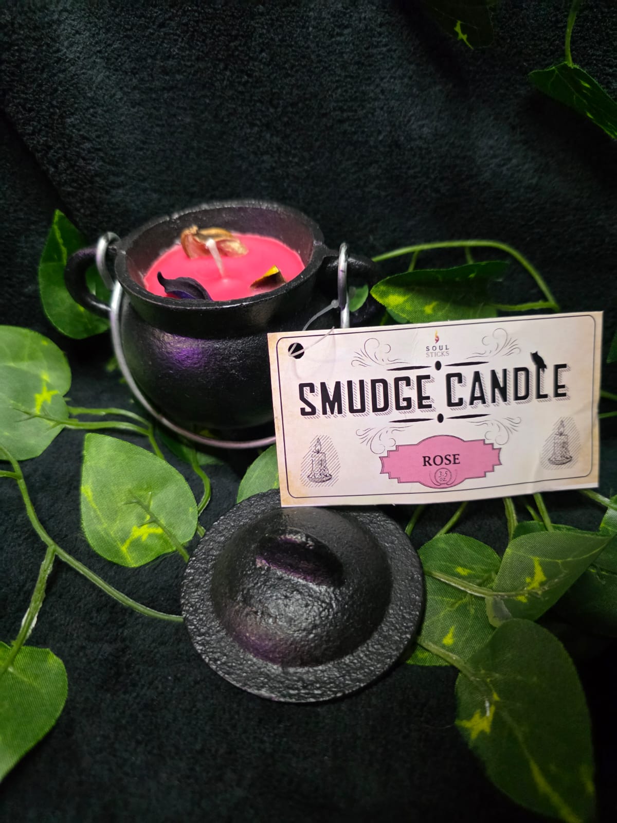 Cast Iron Cauldron Candles