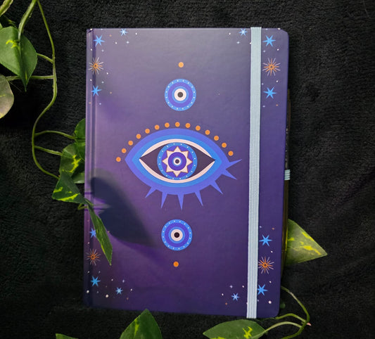 All-Seeing Eye Journal with crystal pen
