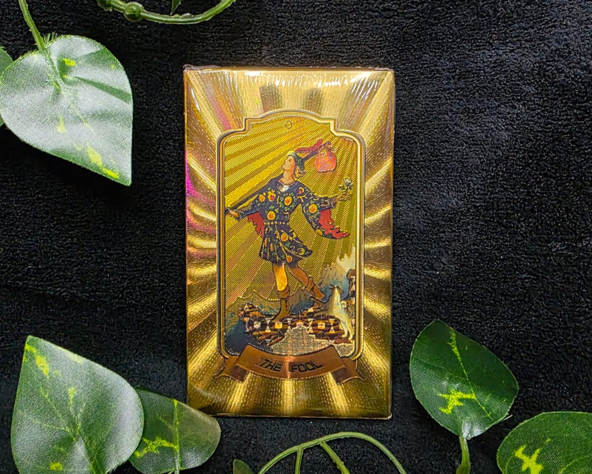 Gold Foil Rider-Waite Tarot Deck