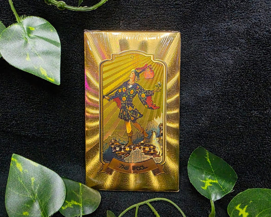 Gold Foil Rider-Waite Tarot Deck