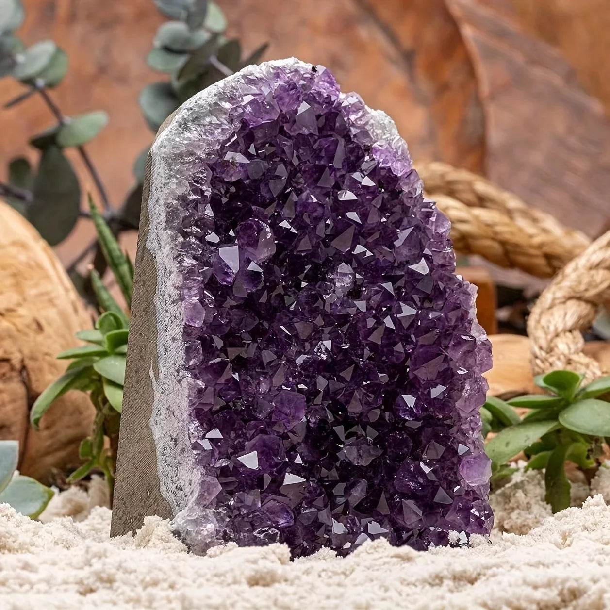 Large Amethyst Crystal Forms