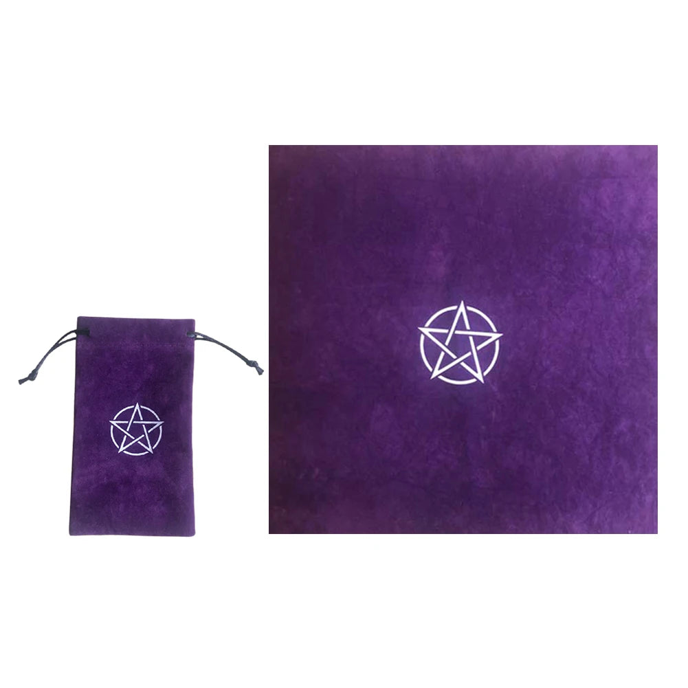 Pentagram Altar Cloth With Carry Bag