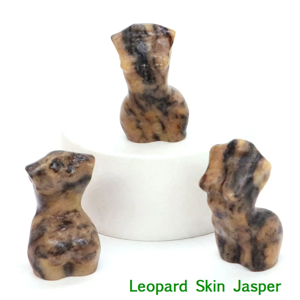 Mini Crystal Goddess Body Carvings