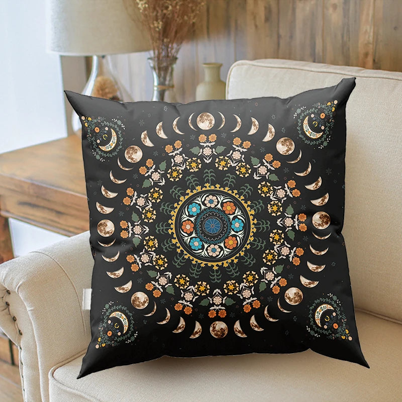 Throw Cushion Covers - Dark Wildflower Collection