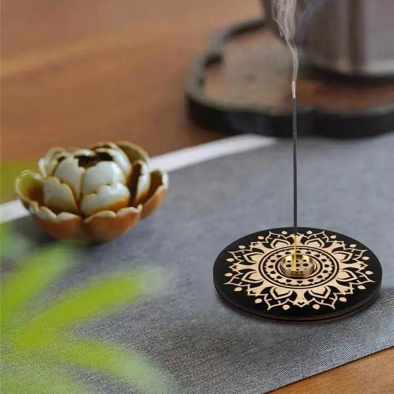 Incense Stick Plates - Black and Gold Collection