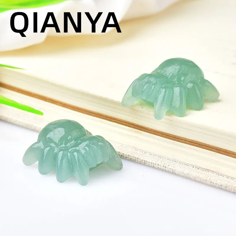 Mini Jumping Spider Crystal Carvings