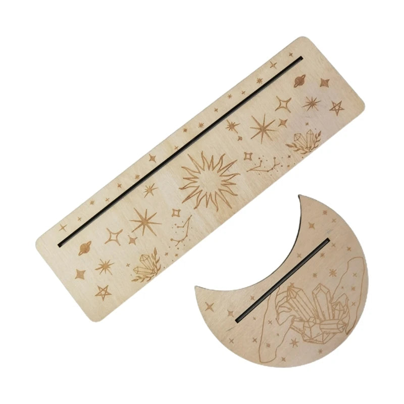 Wooden Tarot/Oracle Card Stand Holder Set Collection