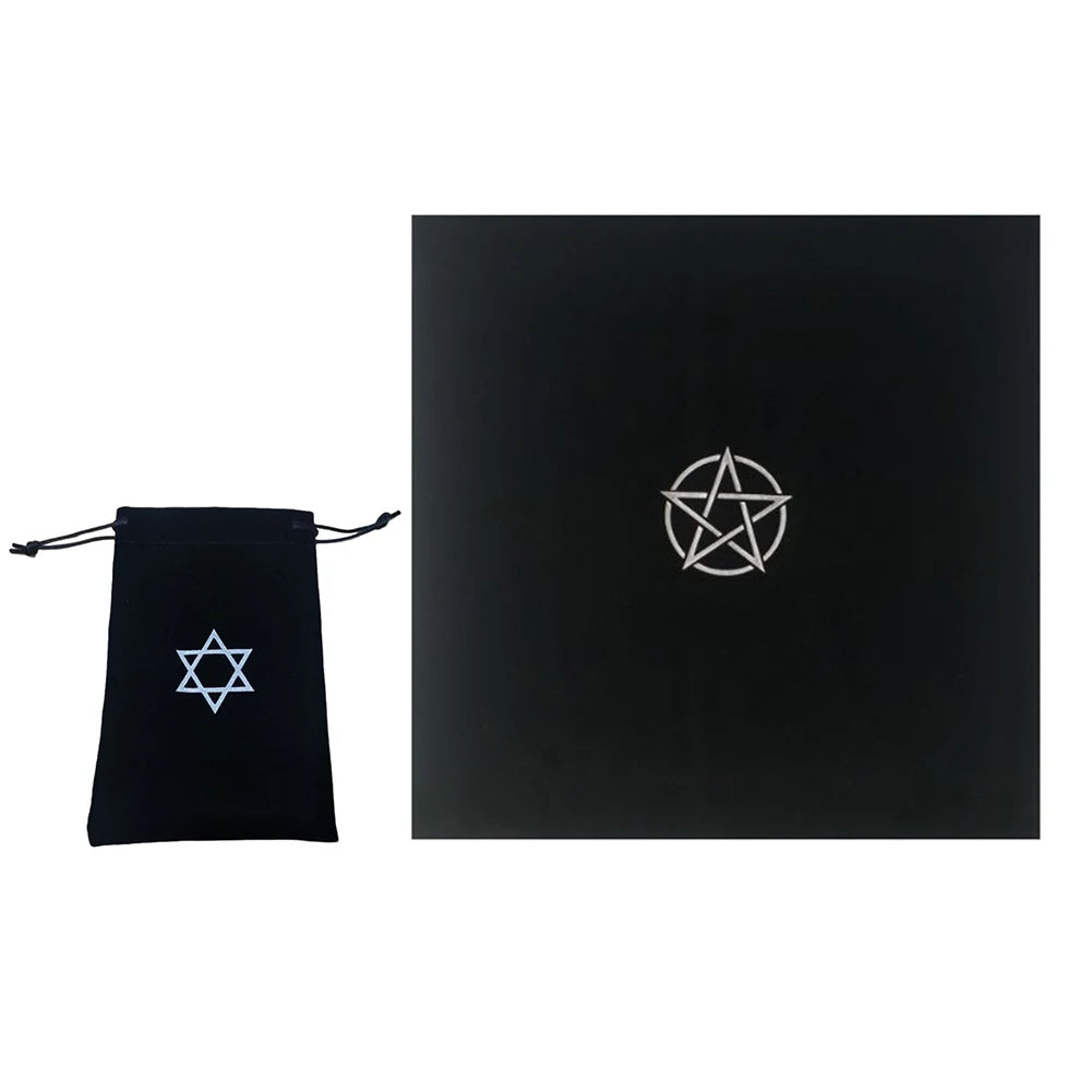 Pentagram Altar Cloth With Carry Bag