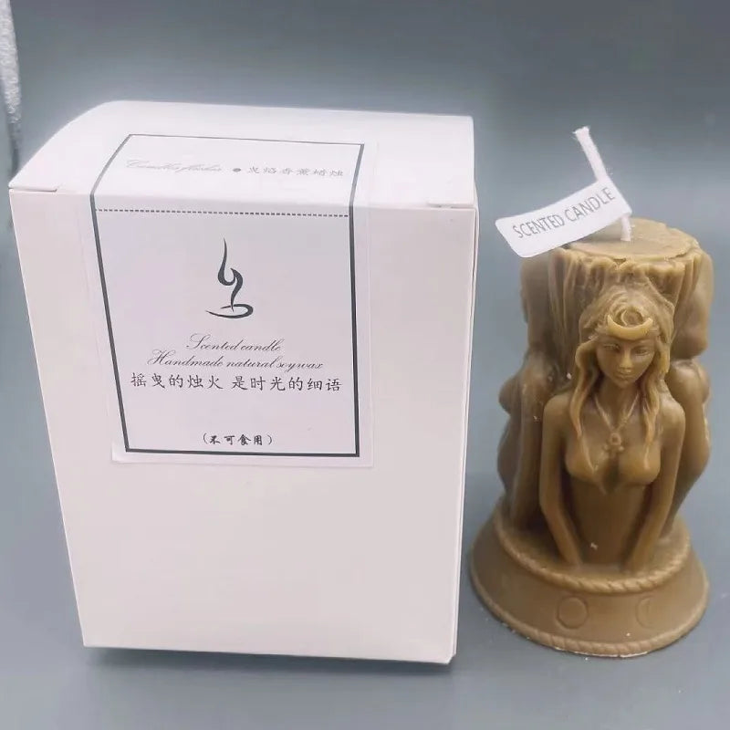 Triple Goddesses Body Candle