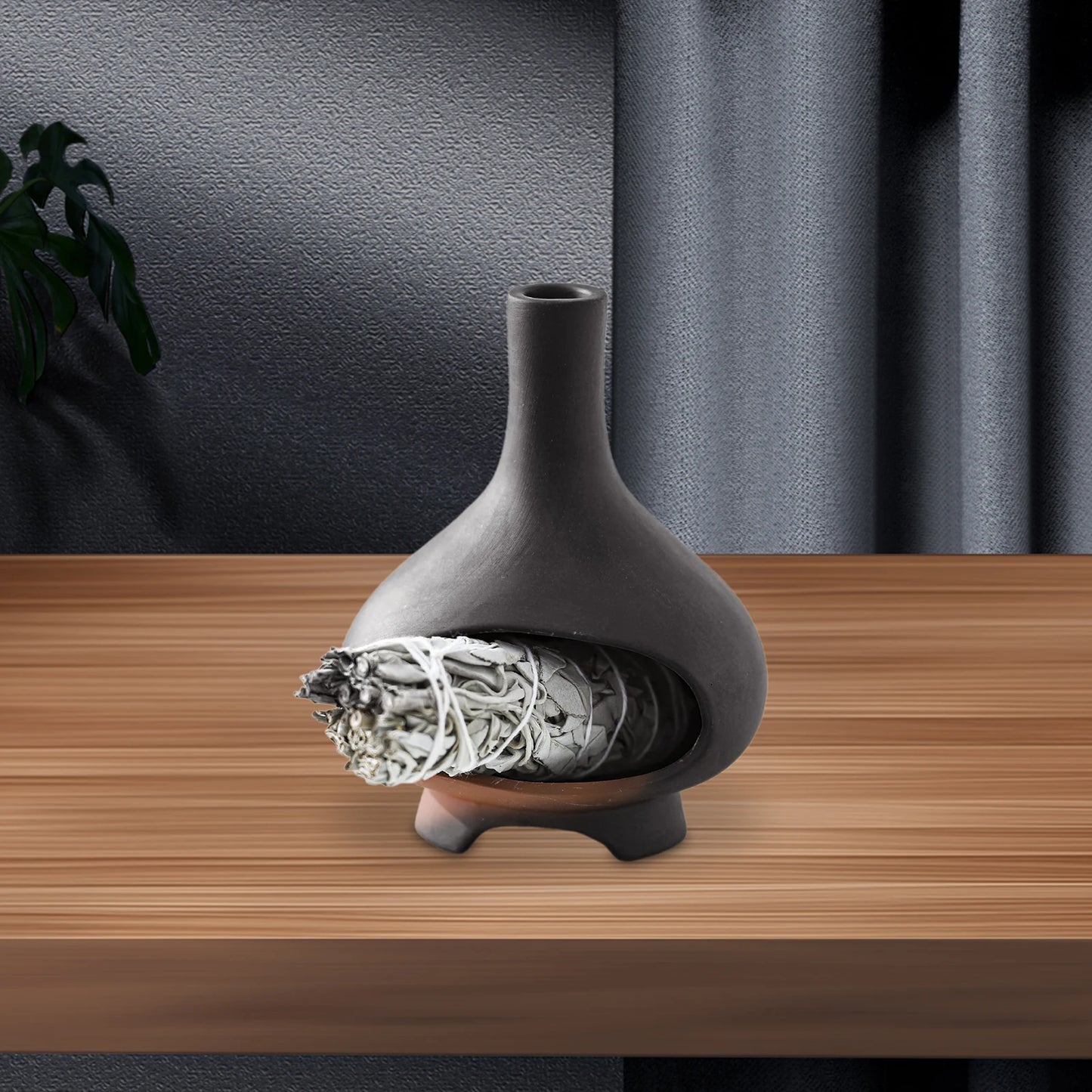 Ceramic Smudge Chimney Bowl - Maiden Style  *Reminder in Description*