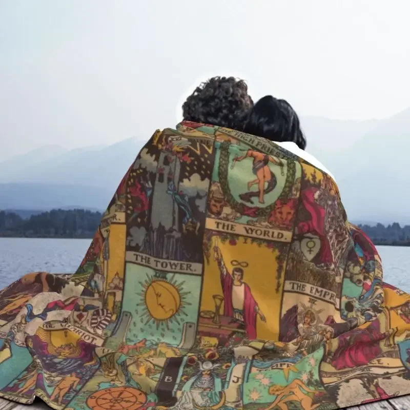 Tarot Fleece Blanket Throw