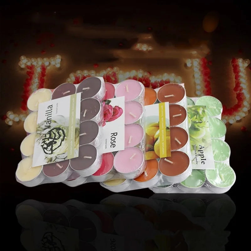 Scented Ombré Tealight Set - 12PCS