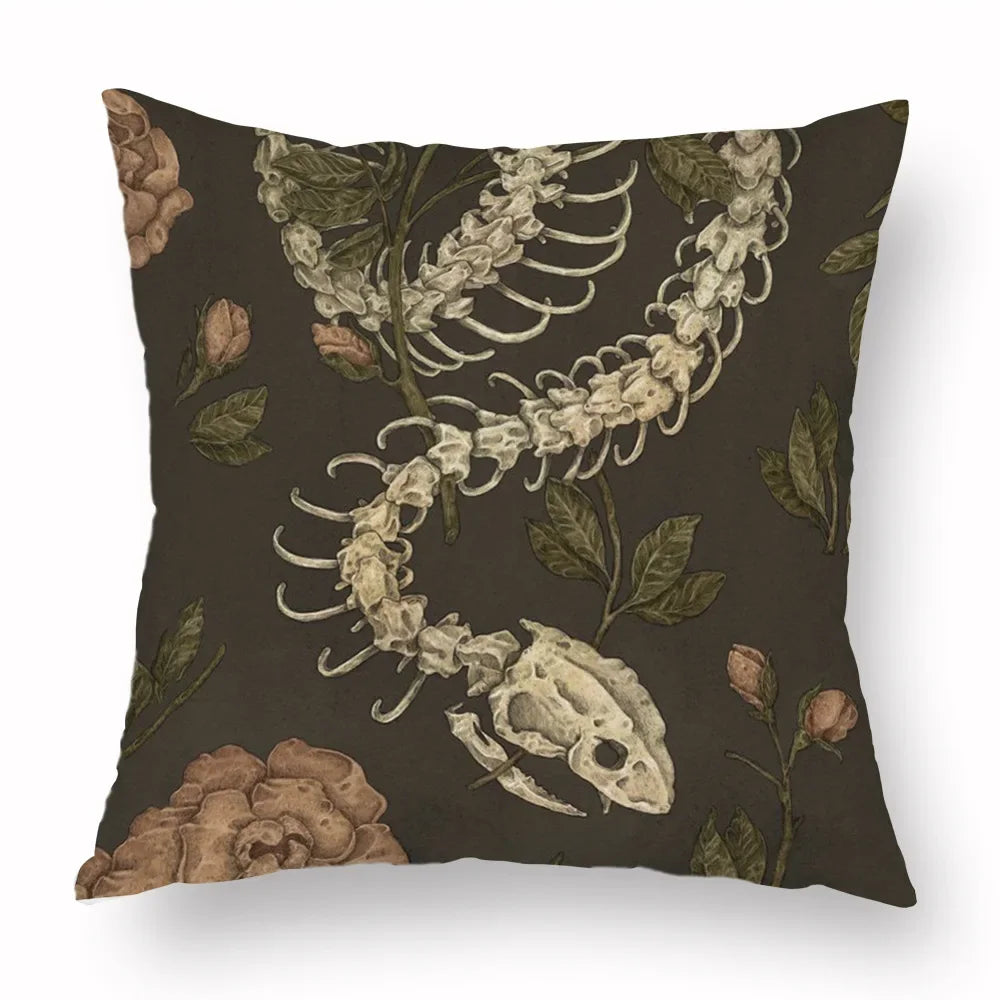 Throw Cushion Covers - Dark Academia Collection