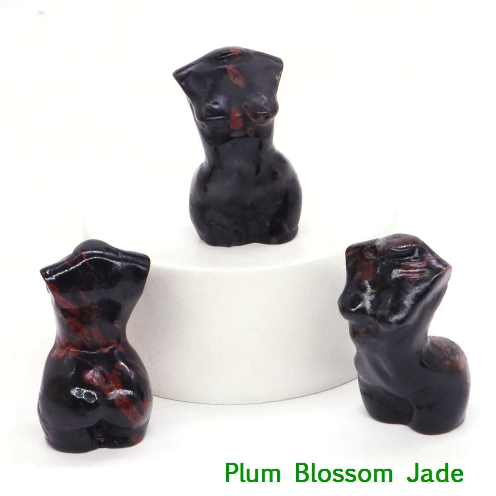 Mini Crystal Goddess Body Carvings