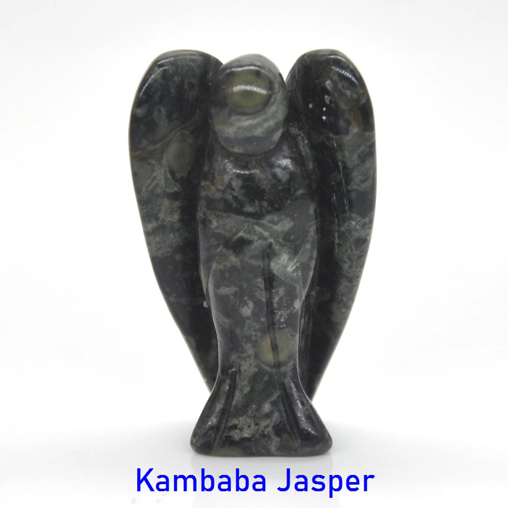 Mini Guardian Angel Crystal Carvings