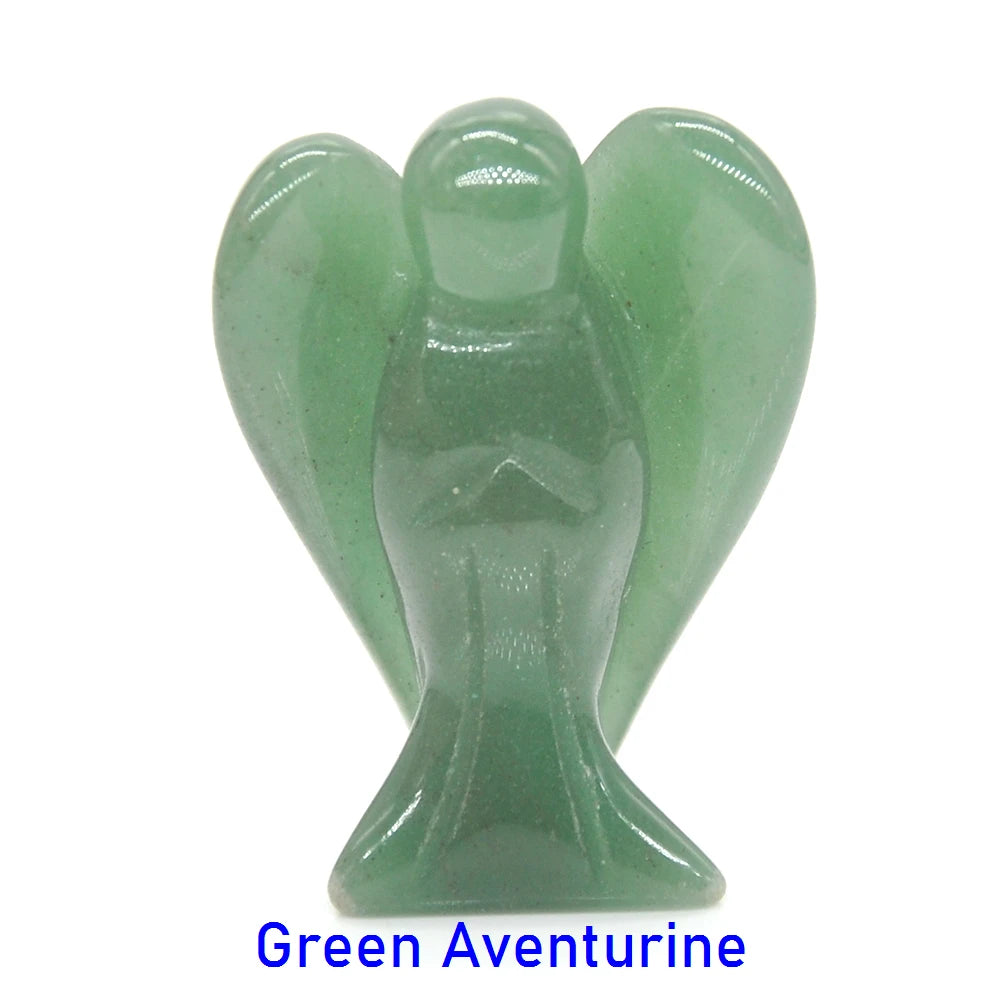 Mini Guardian Angel Crystal Carvings
