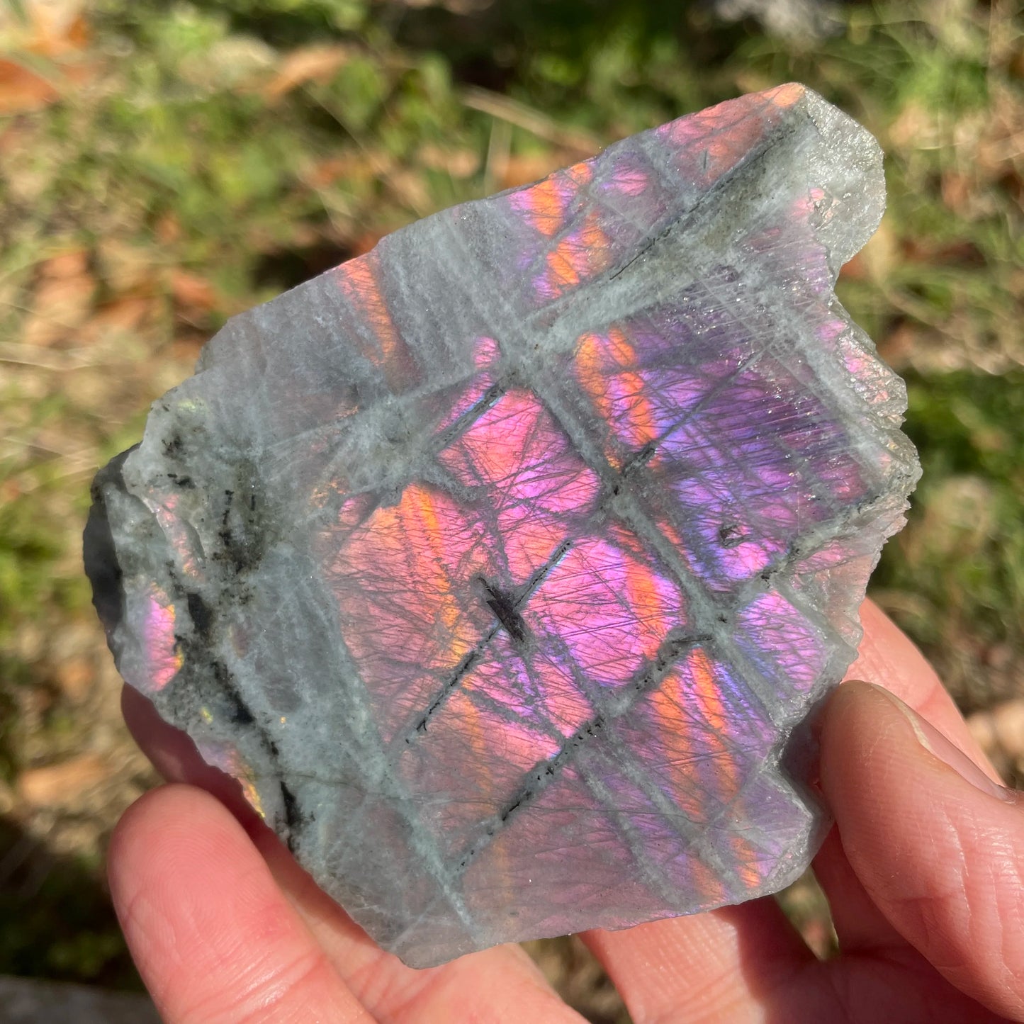 Purple Labradorite Slab