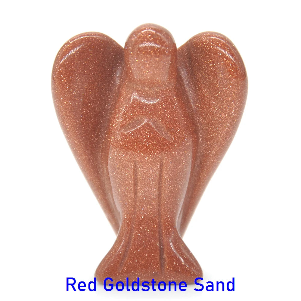 Mini Guardian Angel Crystal Carvings