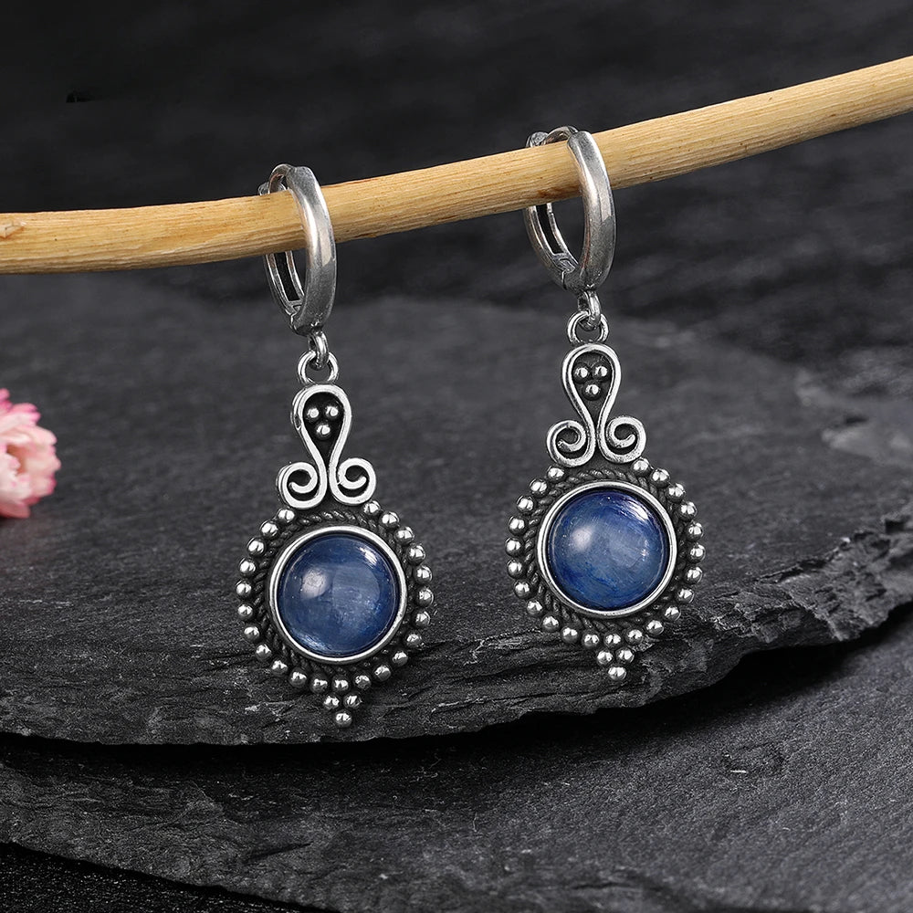 925 Sterling Silver Drop Earrings - Crystal Collection - non-plated