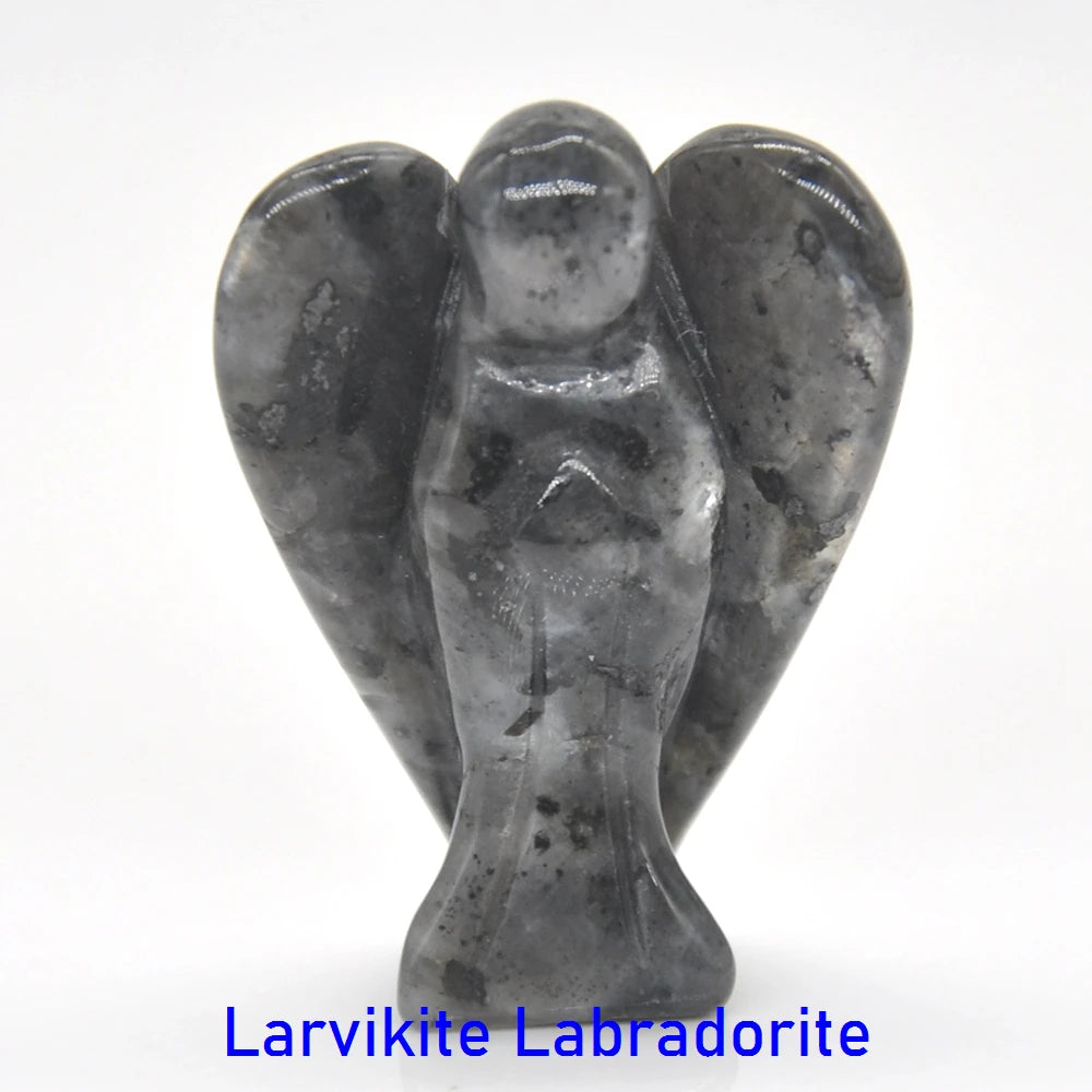 Mini Guardian Angel Crystal Carvings
