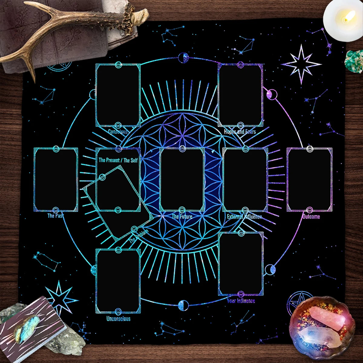 Tarot Card Spread Altar Cloth Collection