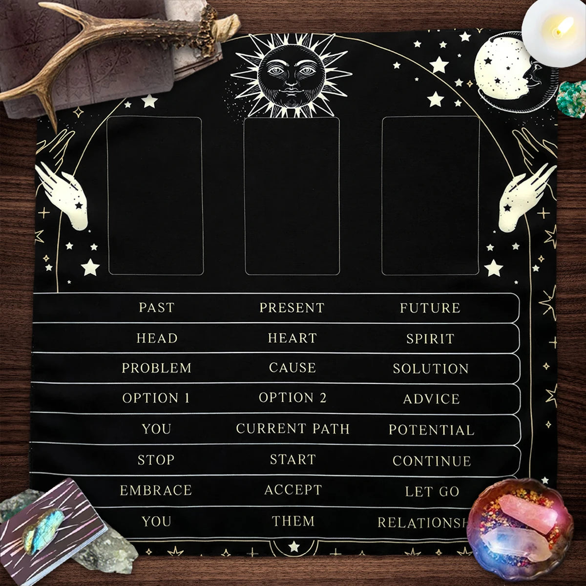 Tarot Card Spread Altar Cloth Collection