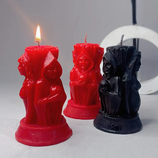Triple Goddesses Body Candle