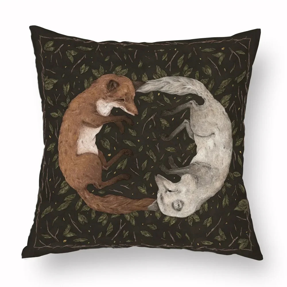 Throw Cushion Covers - Dark Academia Collection