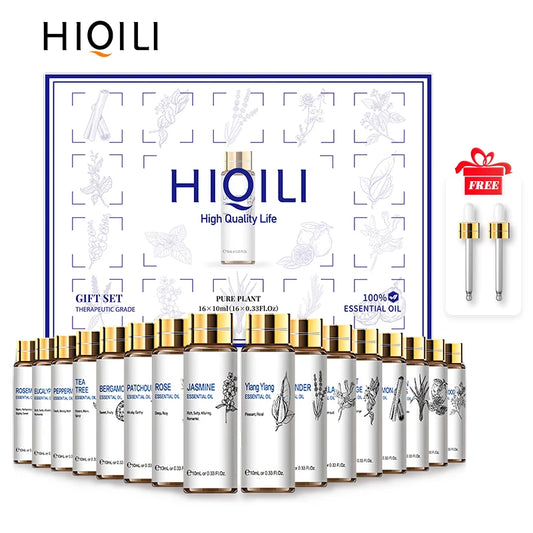 Essential Oils Set - 16 x 10ml Each - Hiqili Collection