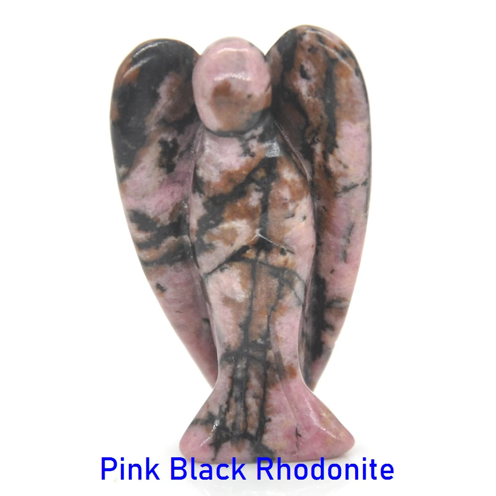 Mini Guardian Angel Crystal Carvings