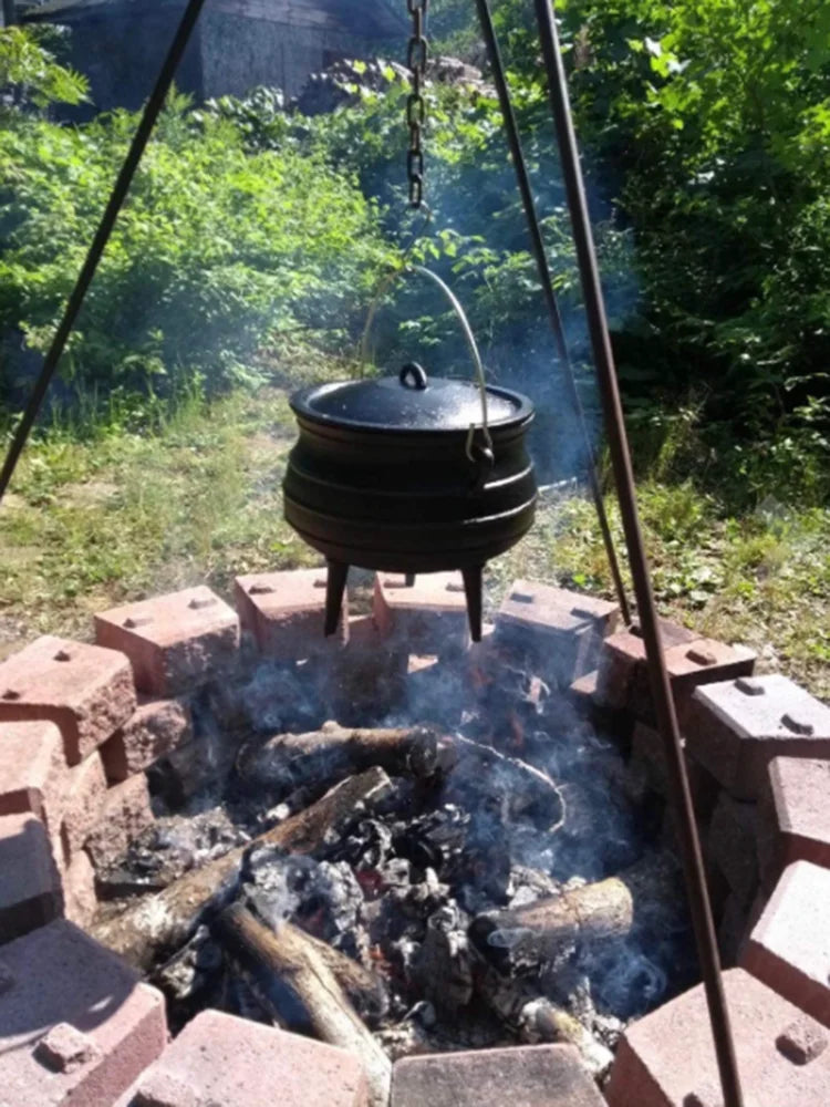 XL Cast Iron Cauldron 6L