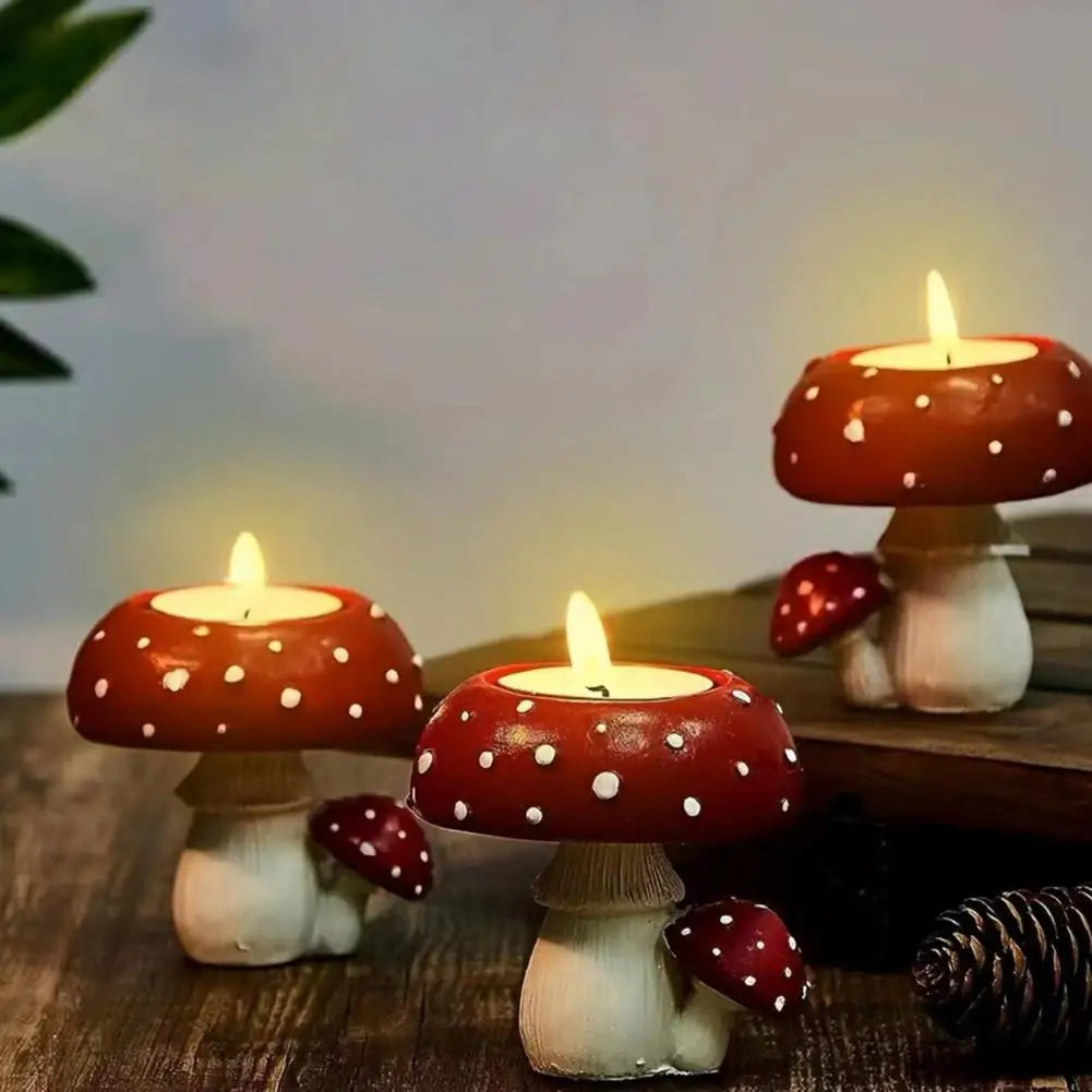 Mushroom Tealight Candle Holder