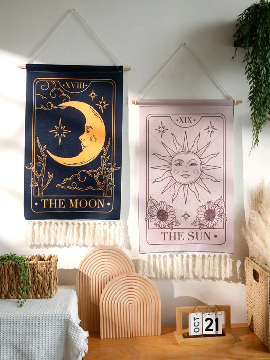 Sun And Moon Tarot Tapestries