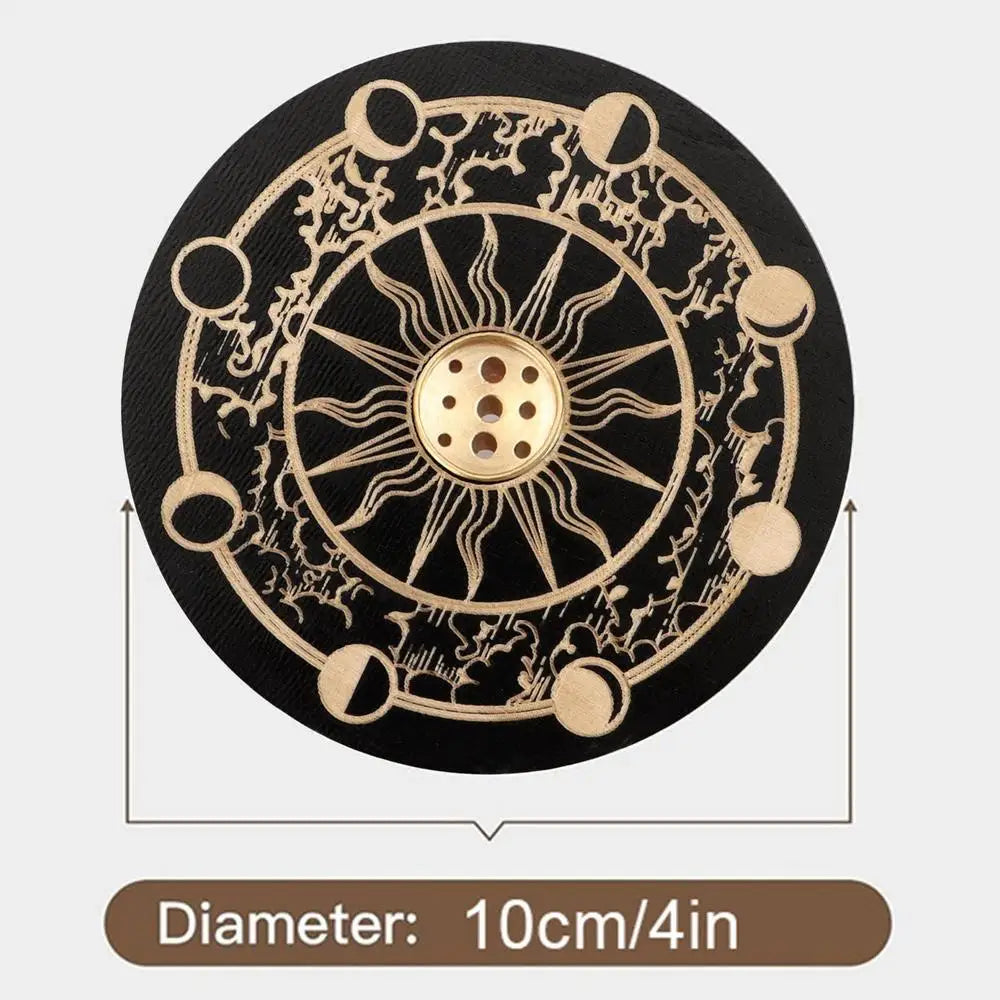 Incense Stick Plates - Black and Gold Collection