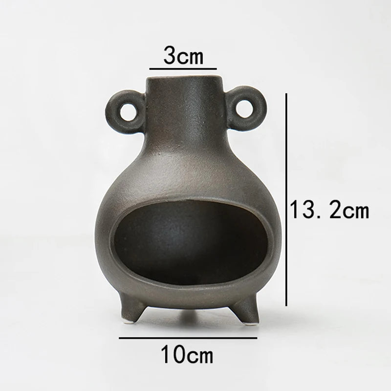 Ceramic Smudge Chimney Bowl - Crone Style  *Reminder in Description*