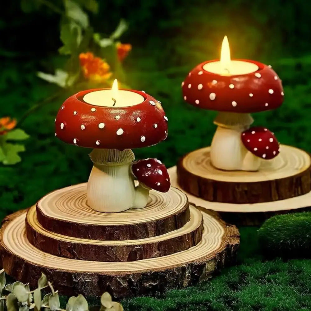 Mushroom Tealight Candle Holder