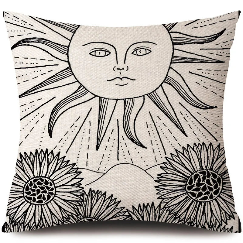 Throw Cushion Covers - Moon Tarot Collection