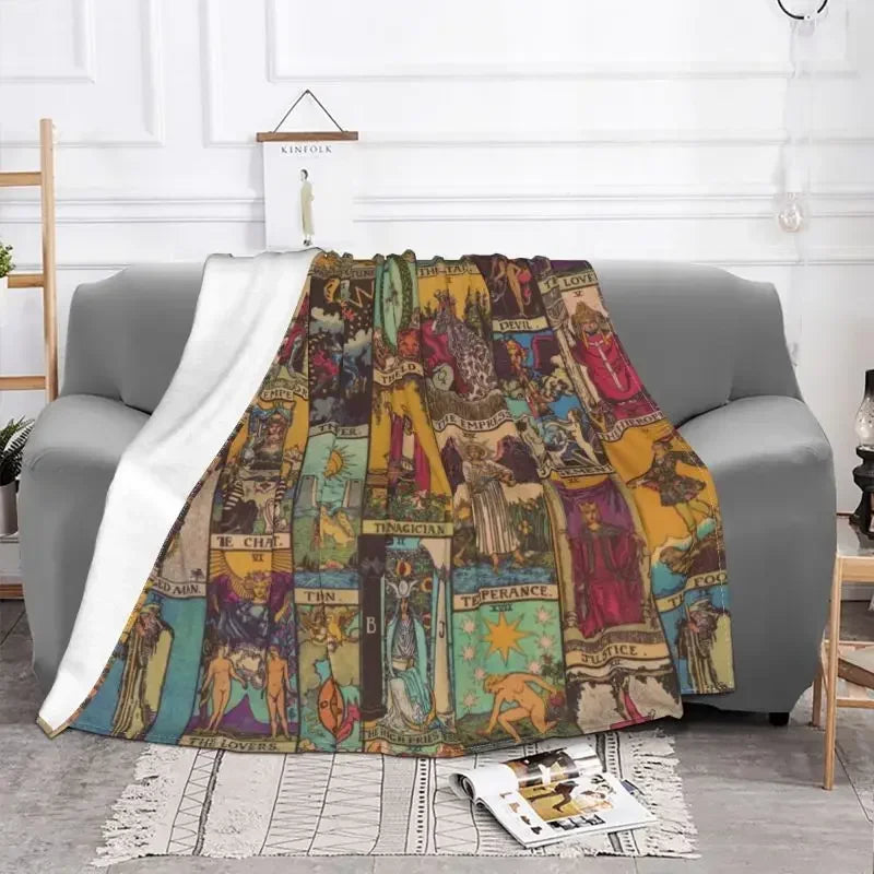 Tarot Fleece Blanket Throw