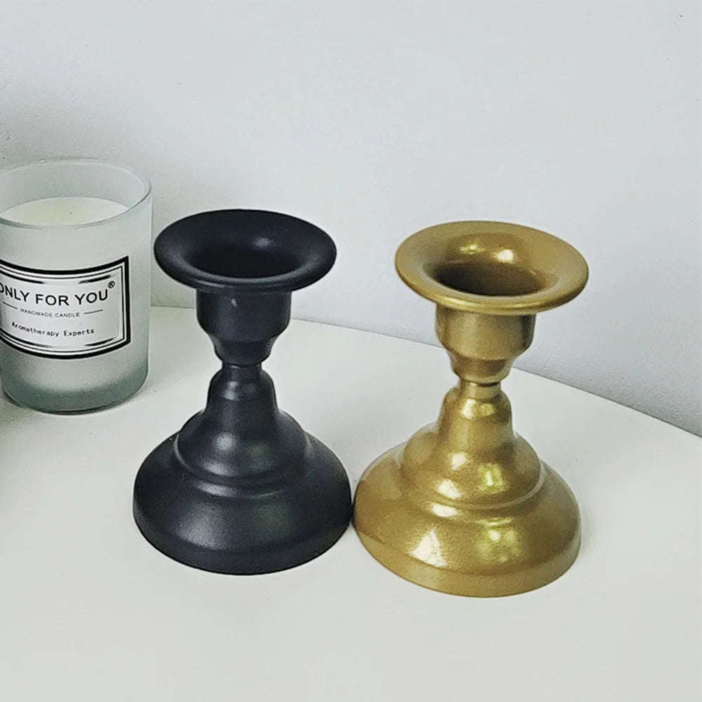Vintage Metal Candlestick holders