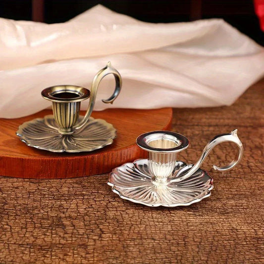 Vintage Nordic Style Candlestick Holders