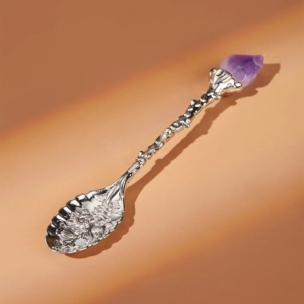 Amethyst Altar Spoon